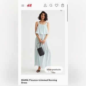 Flowy maternity dress